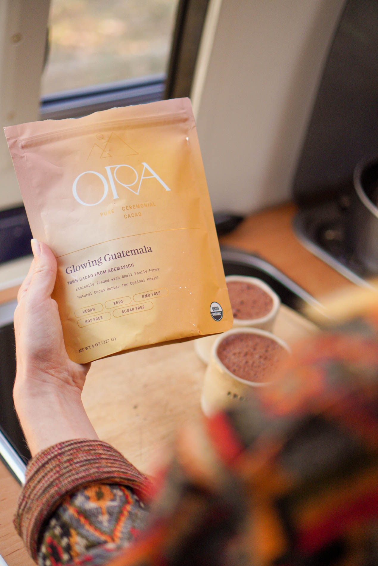 Ora Cacao Glowing Guatemala package