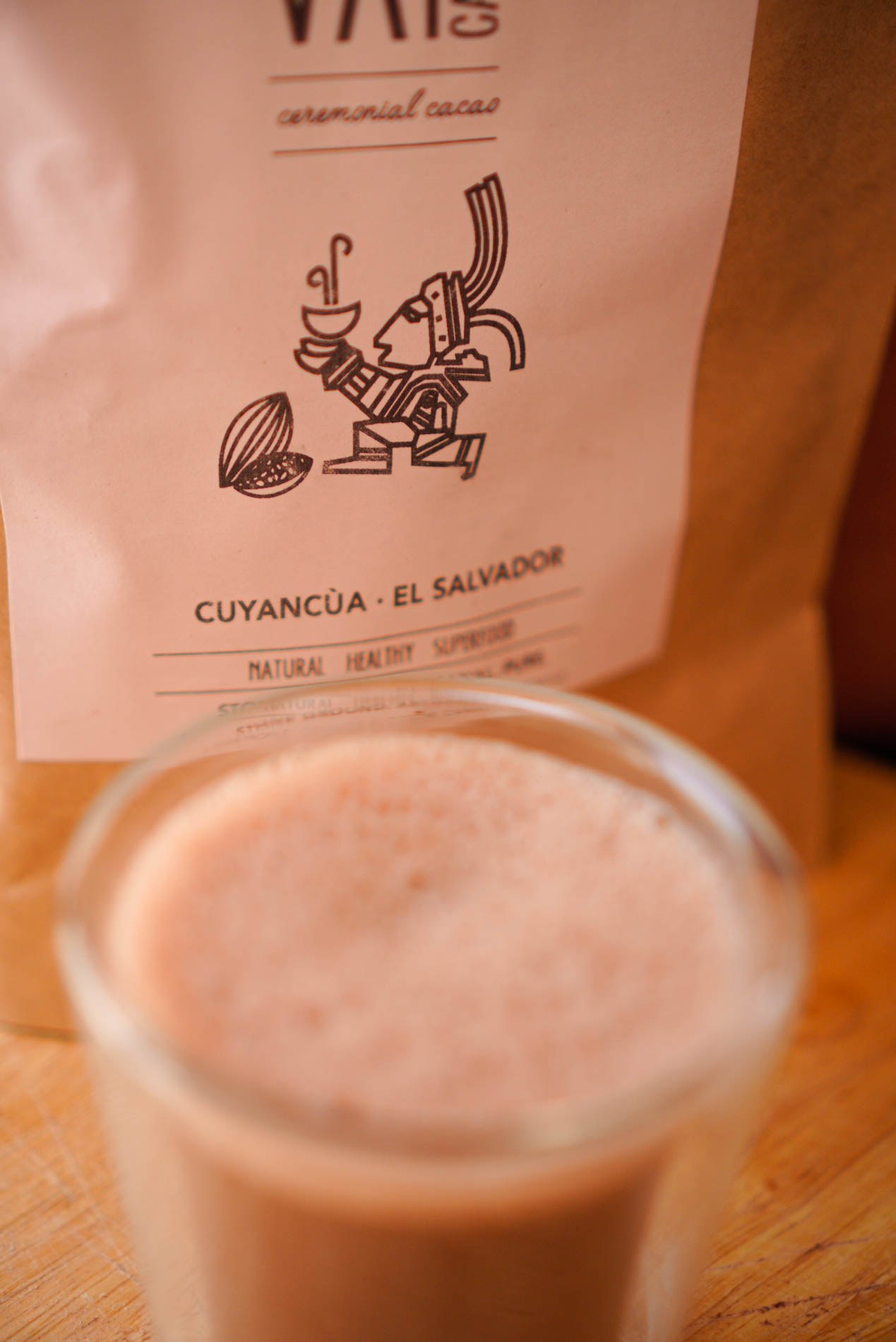 Vai Cacao Cuyancua Package and cup